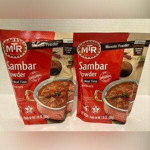MTR Sambar Powder 200g Pack Of 2 Exp 08/2026 MTR Masala Powder